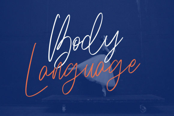 Body Language Font