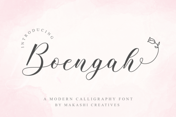 Boengah Font Poster 1