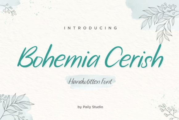 Bohemia Cerish Font Poster 1
