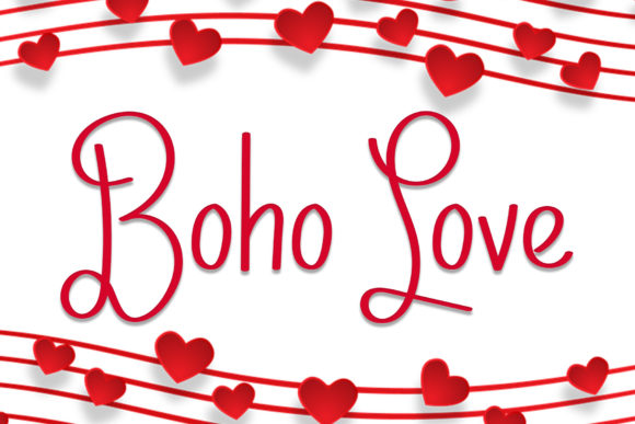 Boho Love Font Poster 1