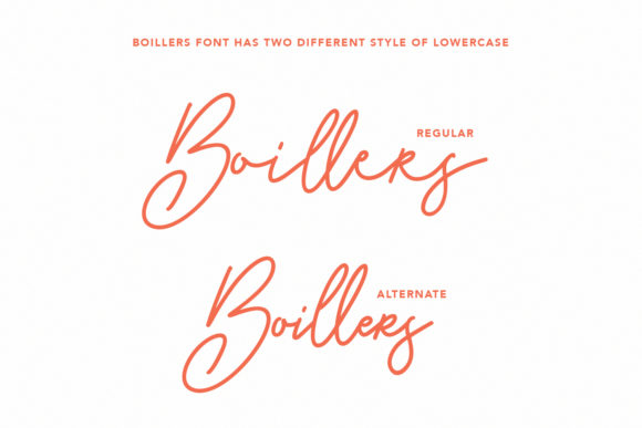 Boillers Font Poster 3