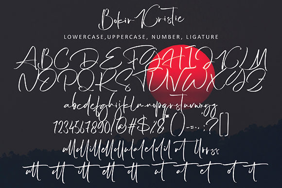 Bokir Kristie Font Poster 12