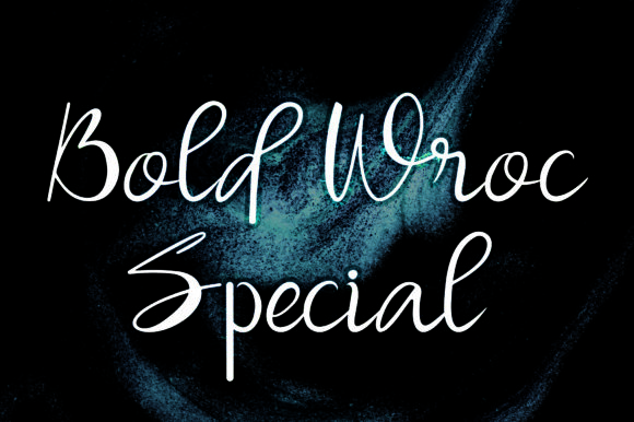 Bold Wroc Special Font Poster 1