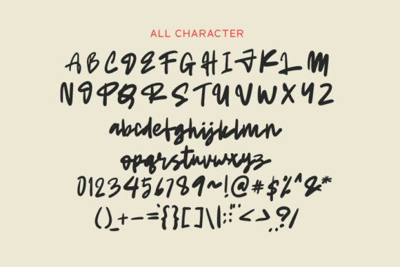 Boldest Signature Font Poster 6