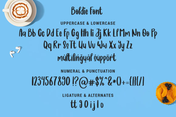 Boldie Blondie Font Poster 6