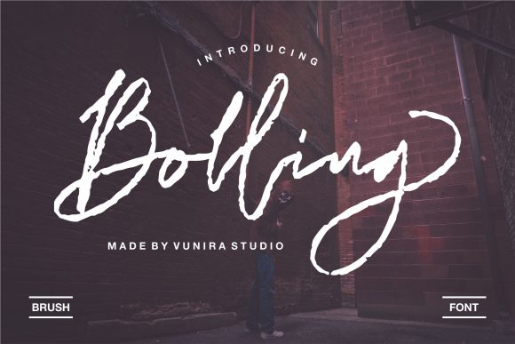 Bolling Font Poster 1