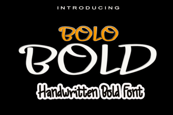 Bolo Bold Font Poster 1