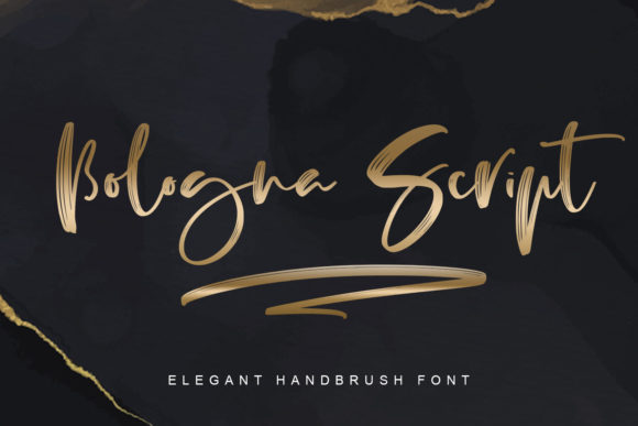 Bologna Script Font Poster 1