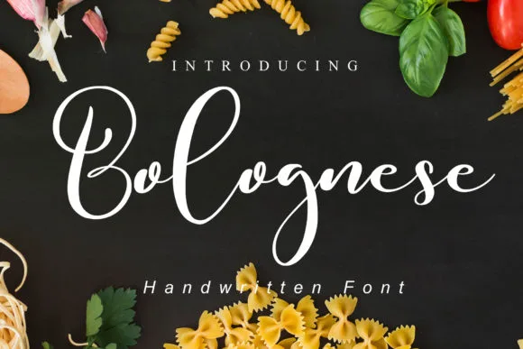Bolognese Font Bolognese Font Poster 1