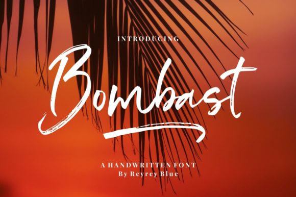 Bombast Font Poster 1