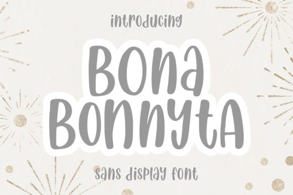 Bona Bonnyta Font Poster 1