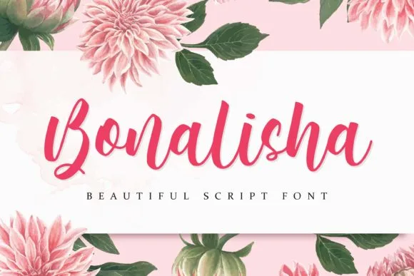 Bonalisha Font Bonalisha Font Poster 1