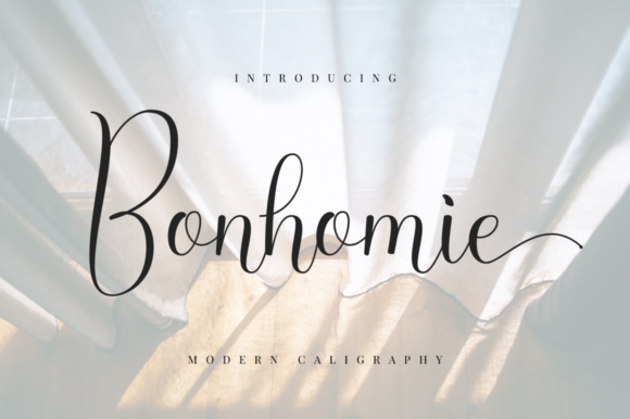 Bonhomie Font Poster 1