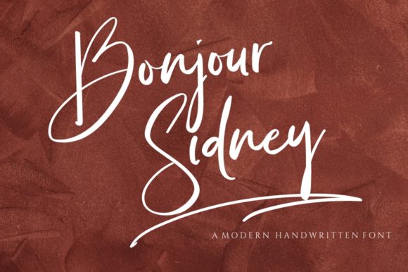 Bonjour Sidney Font