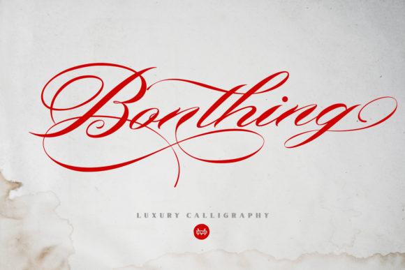 Bonthing Font Poster 1