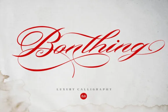 Bonthing Font Bonthing Font Poster 1