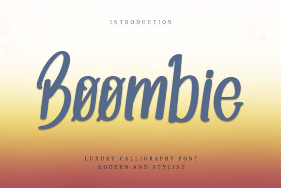 Boombie Font