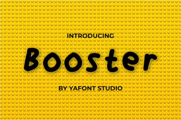 Booster Font