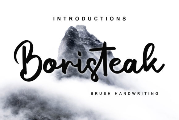 Boristeak Font Poster 1