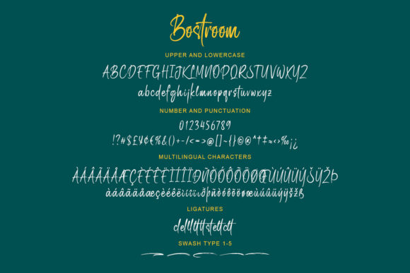 Bostroom Font Poster 5