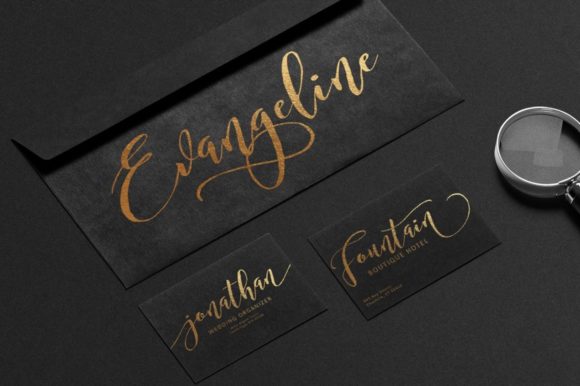 Bougenville Font Poster 5