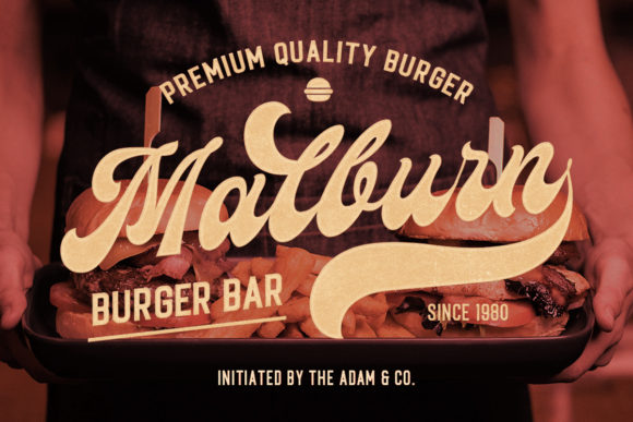 Bouldster Font Poster 4