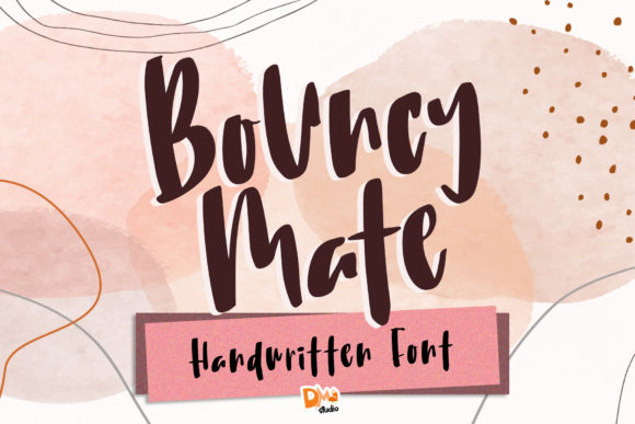 Bouncy Mate Font Poster 1