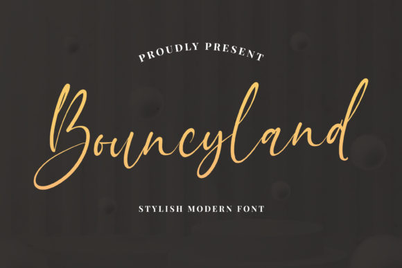 Bouncyland Font Poster 1