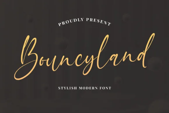 Bouncyland Font Poster 1