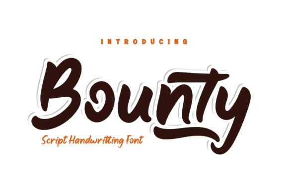 Bounty Font Poster 1