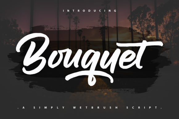 Bouquet Font Poster 1