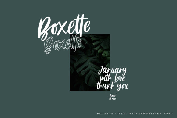 Boxette Font Poster 12