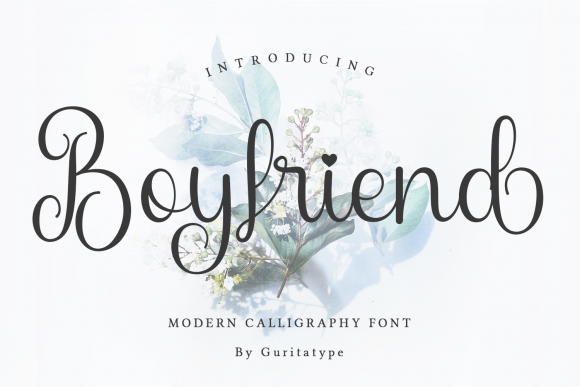 Boyfriend Font Poster 1