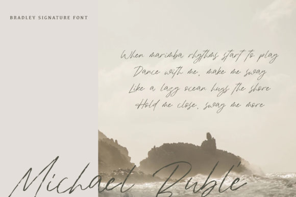 Bradley Font Poster 6
