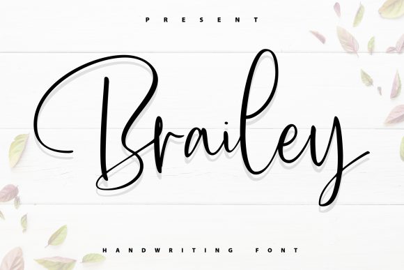 Brailey Font Poster 1