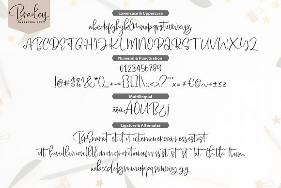 Brailey Font Poster 6