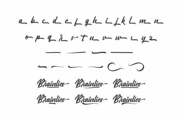 Brainlies Font Poster 6