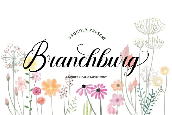 Branchburg Font Poster 1