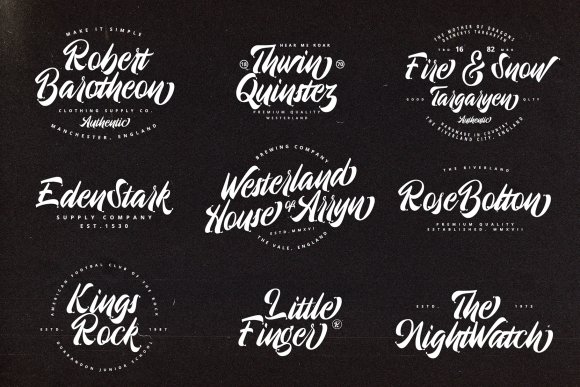 Brancifolia Font Poster 4
