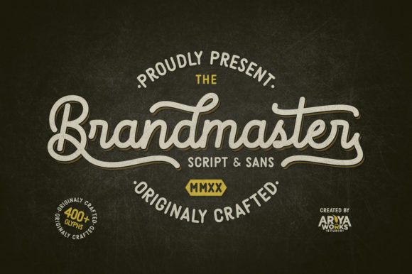 Brandmaster Font Poster 1