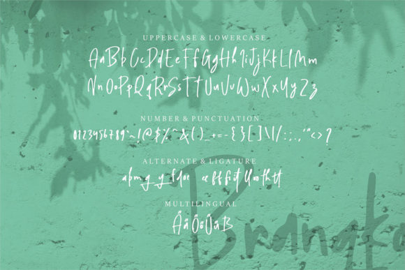 Brangko Font Poster 6