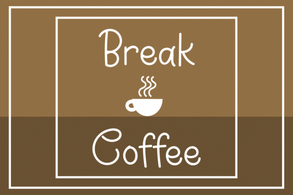 Break Coffee Font