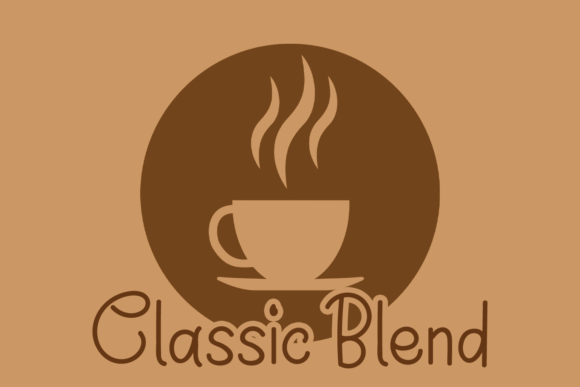 Break Coffee Font Poster 3