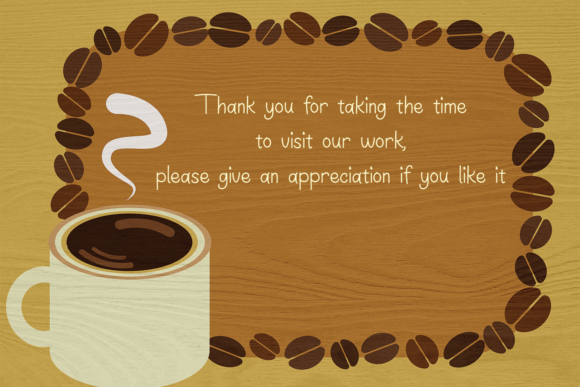 Break Coffee Font Poster 5
