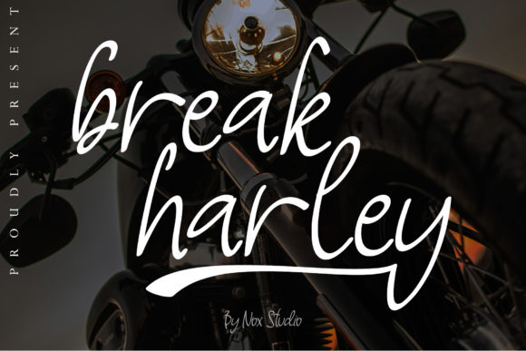 Break Harley Font Poster 1