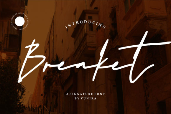 Breaket Font Poster 1