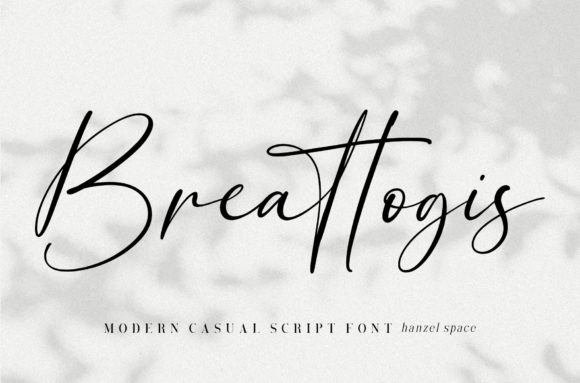 Breattogis Font Poster 1