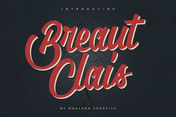 Breaut Clais Font Poster 1