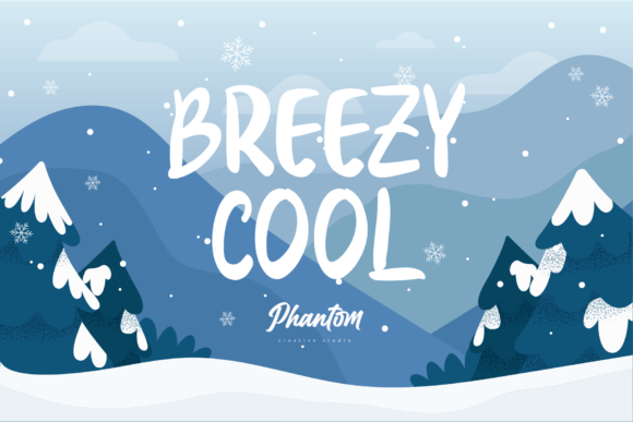 Breezy Cool Font Poster 1