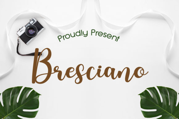 Bresciano Font Poster 1